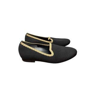 Vionic Willa Knit Flat Black Slip-On Size 6